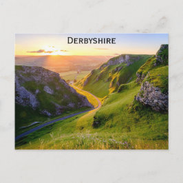 Derbyshire England Winnats Passトラベルフォト ポストカード