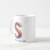 Derecho de todos コーヒーマグカップ (正面左)