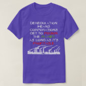 Deregulation Means  Tシャツ (デザイン正面)
