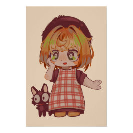 Deretjie, meisje, chibi, Spakenburg ポスター