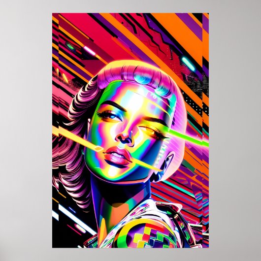 Derezed Futures - Ken Gage Art ポスター (正面)