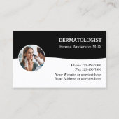 Dermatologist Medical Business Cards Design 名刺 (正面)