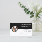 Dermatologist Medical Business Cards Design 名刺 (スタンド正面)