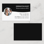 Dermatologist Medical Business Cards Design 名刺 (正面/裏面)