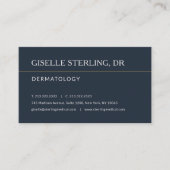 Dermatology Doctor Office Appointment Reminder 予約カード (正面)