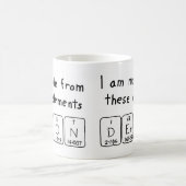 Deron定期的なテーブル名mag コーヒーマグカップ (中央)