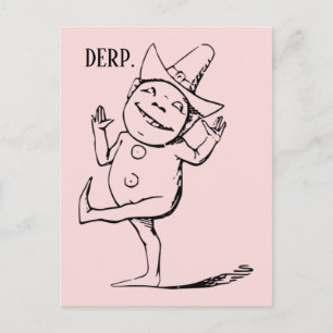Derpおっちょこちょいのはがき ポストカード