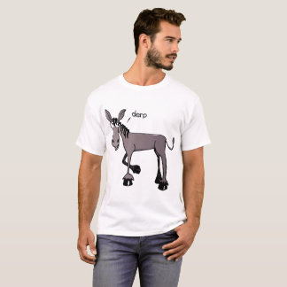DerpのろばのおもしろTシャツ Tシャツ