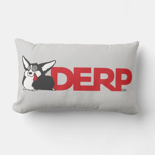 Derpのコーギー ランバークッション (正面)