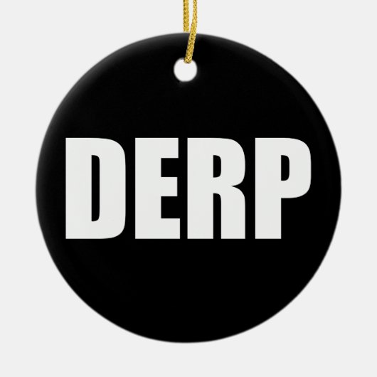 DERP セラミックオーナメント (正面)