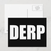 DERP ポストカード (正面/裏面)