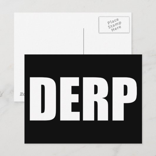 DERP ポストカード (正面/裏面)
