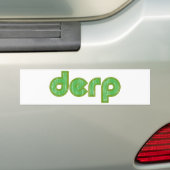 Derp 2 バンパーステッカー (車上)
