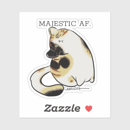 Derp cats Calico cat シール (シート)