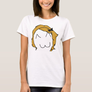 Derpina (Kittehのスマイル) -合われたTシャツ Tシャツ