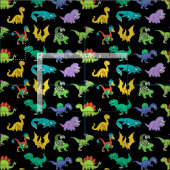 Derpyの恐竜パターン ファブリック (タイル)