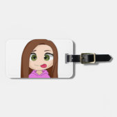 Derpyの誇大宣伝の荷物のラベル ラゲッジタグ (正面横)