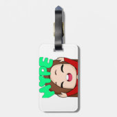 Derpyの誇大宣伝の荷物のラベル ラゲッジタグ (裏面縦)