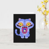 Derpy公式おもしろいライセンスの女性の男性へ子供 カード (黄色い花)