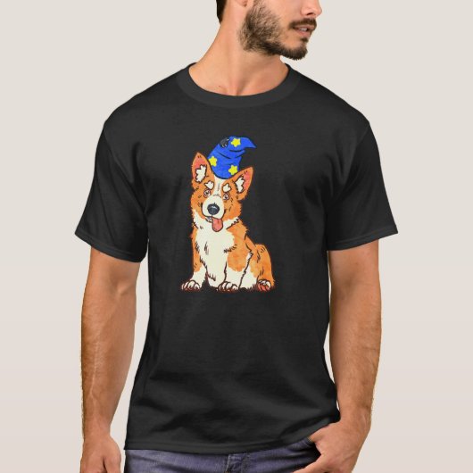 Derpy Corgiウィザード Tシャツ (正面)