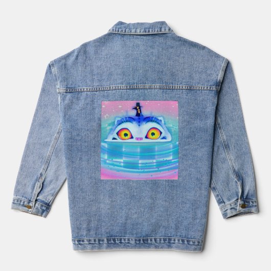 Derpy Tiger K Pop Denim Jacket デニムジャケット (裏面)