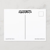 Derrick Davis Media (ブラックロゴ) – はがき (裏面)