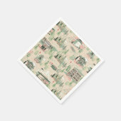 Derry位置パターン スタンダードカクテルナプキン (角)