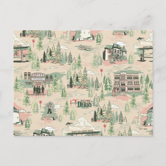 Derry位置パターン ポストカード (正面)
