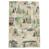 Derry位置パターン ミディアムペーパーバッグ (正面)