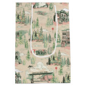 Derry位置パターン ミディアムペーパーバッグ (裏面)