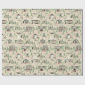 Derry位置パターン ラッピングペーパー (フラット)