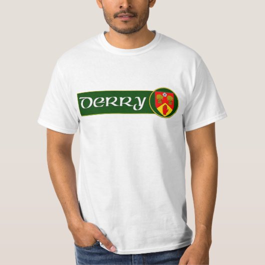 Derry。 アイルランド tシャツ (正面)