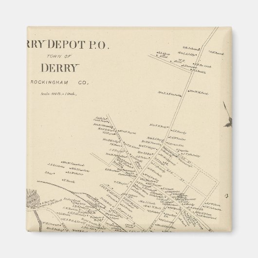 Derry Depot PO マグネット (正面)