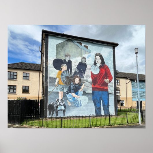 Derry/Londonderry Northern Irelandトラブル ポスター (正面)