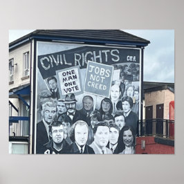 Derry/Londonderry Northern Irelandトラブル ポスター