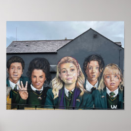 Derry/Londonderry Northern Ireland Derry Girls ポスター