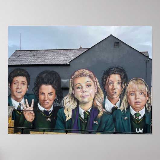 Derry/Londonderry Northern Ireland Derry Girls ポスター (正面)