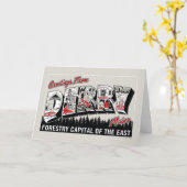 Derry Maineからの挨拶 カード (黄色い花)