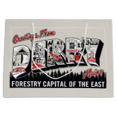 Derry Maineからの挨拶 ラージペーパーバッグ (正面)