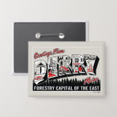 Derry Maineからの挨拶 缶バッジ (正面/裏面)