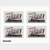 Derry Maineからの挨拶 長方形シール (シート)