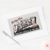 Derry Maineからの挨拶 長方形シール (封筒)