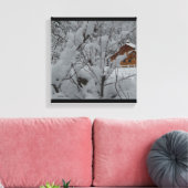 Derry Winter Ranch 12 x12キャンバス キャンバスプリント (インサイチュ (リビング))