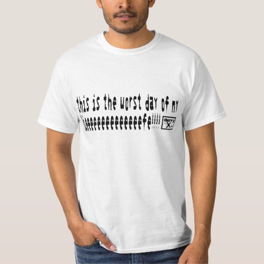 derryX "私のLIEEEEEEEEEEEEEEFE!!!!" Tシャツ (正面)