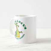 DESのロゴのマグ コーヒーマグカップ (正面左)