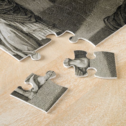 「Desの容積IIの芸術そして貿易からの理容師、 ジグソーパズル (側面)