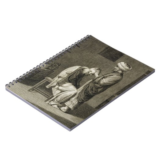 「Desの容積IIの芸術そして貿易からの理容師、 ノートブック (左側)