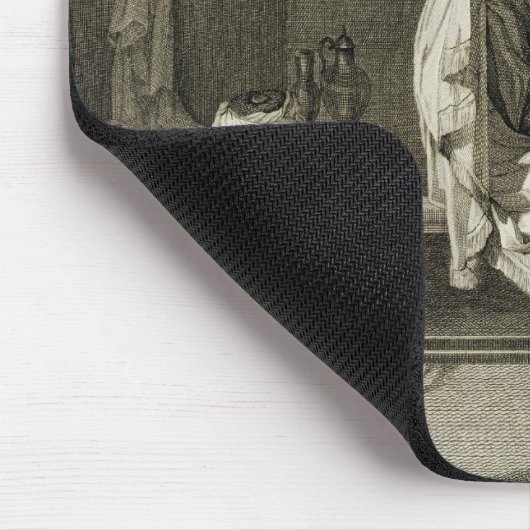 「Desの容積IIの芸術そして貿易からの理容師、 マウスパッド (コーナー)