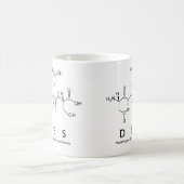 Desペプチド名mug コーヒーマグカップ (中央)