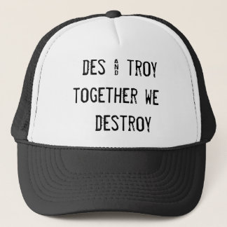 des及びtroy   一緒に私達は     破壊します キャップ